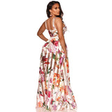 Floral Butterfly Maxi Dress