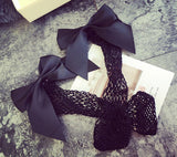 Bow Fishnet Socks