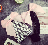 Bow Fishnet Socks