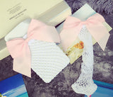 Bow Fishnet Socks