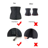 Black Latex Waist Trainer