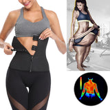 Black Latex Waist Trainer