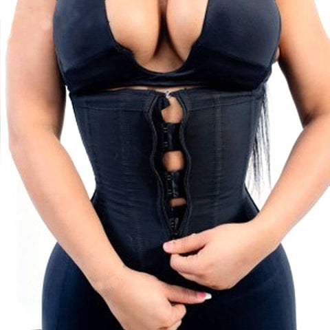 Black Latex Waist Trainer