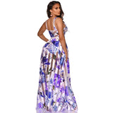 Floral Butterfly Maxi Dress